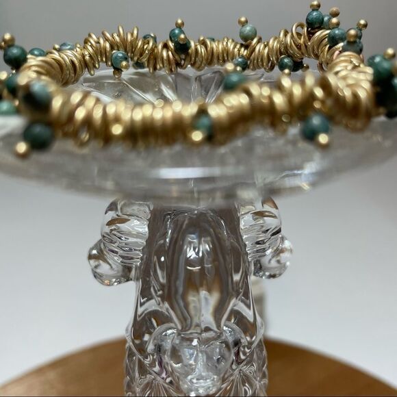 Brass and stone bracelet handcrafted - Picture 8 of 11